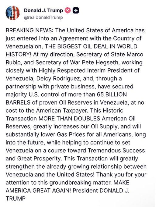 Acuerdo petrolero de Trump con NABEP
